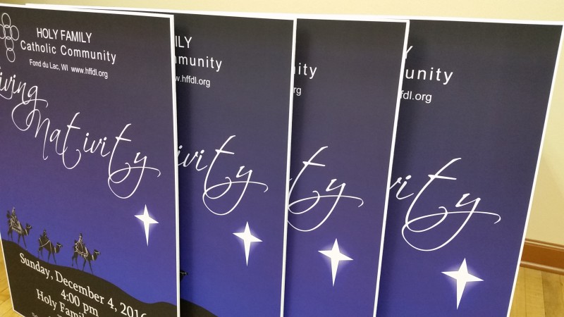Holy Family nativity posters